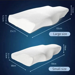 Orthopedic Memory Foam Cervical Pillow – Butterfly Design