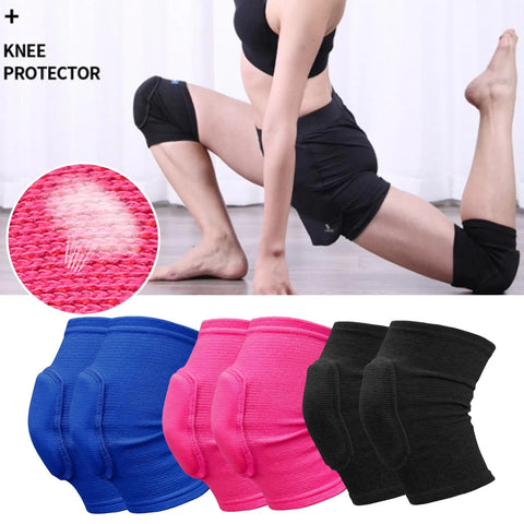 2pcs Sports Compression Knee Pads – Padded Support for Training & Dance