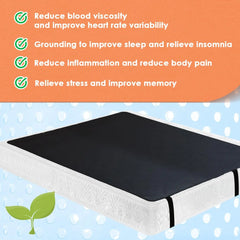 MAXSHARER Grounding Leather Sleep Mat – Earthing Mattress Pad