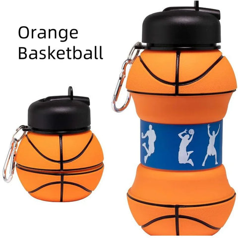 Foldable Leakproof Water Bottle for Kids & Sports