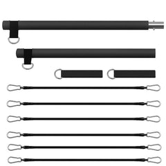 Portable Pilates Tensioner Kit – Resistance Band Fitness Set with Storage Bag