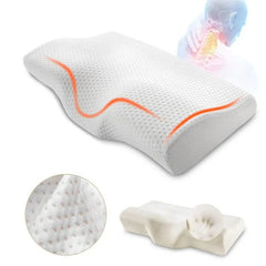 Orthopedic Memory Foam Cervical Pillow – Butterfly Design