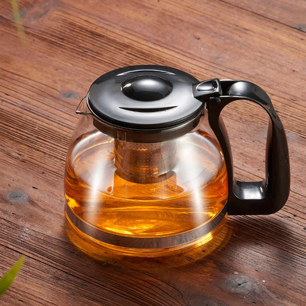 GIANXI Glass Fruit Teapot with Handle – 700ML/2600ML Filter Jug