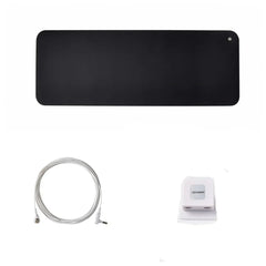 MAXSHARER Grounding Mouse & Desk Mat – Conductive Leather Foot Mat (25×68cm)