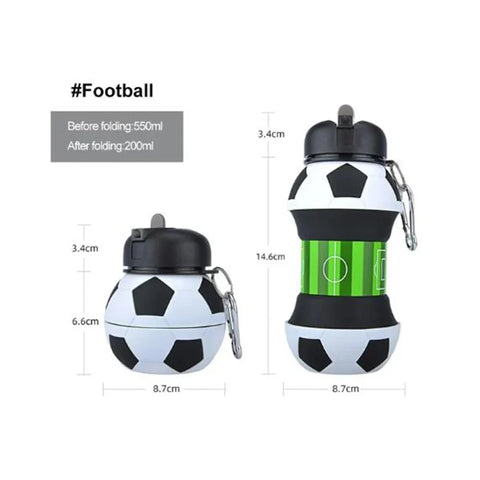 Foldable Leakproof Water Bottle for Kids & Sports
