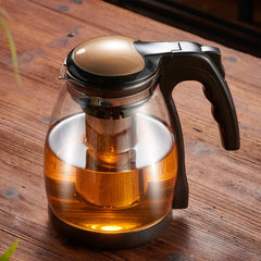 GIANXI Glass Fruit Teapot with Handle – 700ML/2600ML Filter Jug