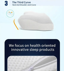 Orthopedic Memory Foam Cervical Pillow – Butterfly Design