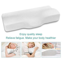 Orthopedic Memory Foam Cervical Pillow – Butterfly Design