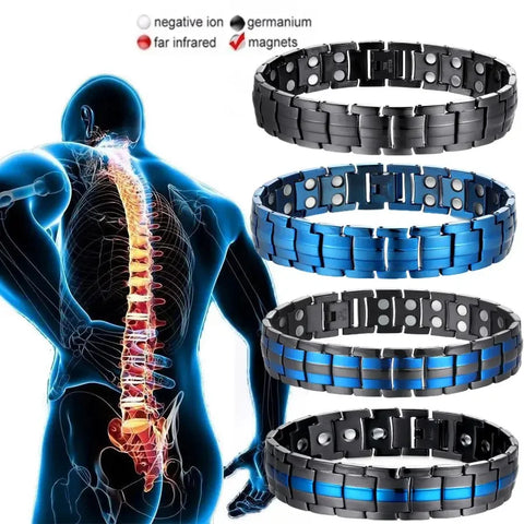Men’s Titanium Magnetic Therapy Bracelet