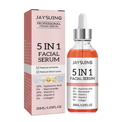 5-in-1 Vitamin C & Hyaluronic Acid Face Serum