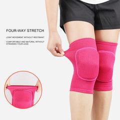 2pcs Sports Compression Knee Pads – Padded Support for Training & Dance