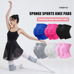 2pcs Sports Compression Knee Pads – Padded Support for Training & Dance
